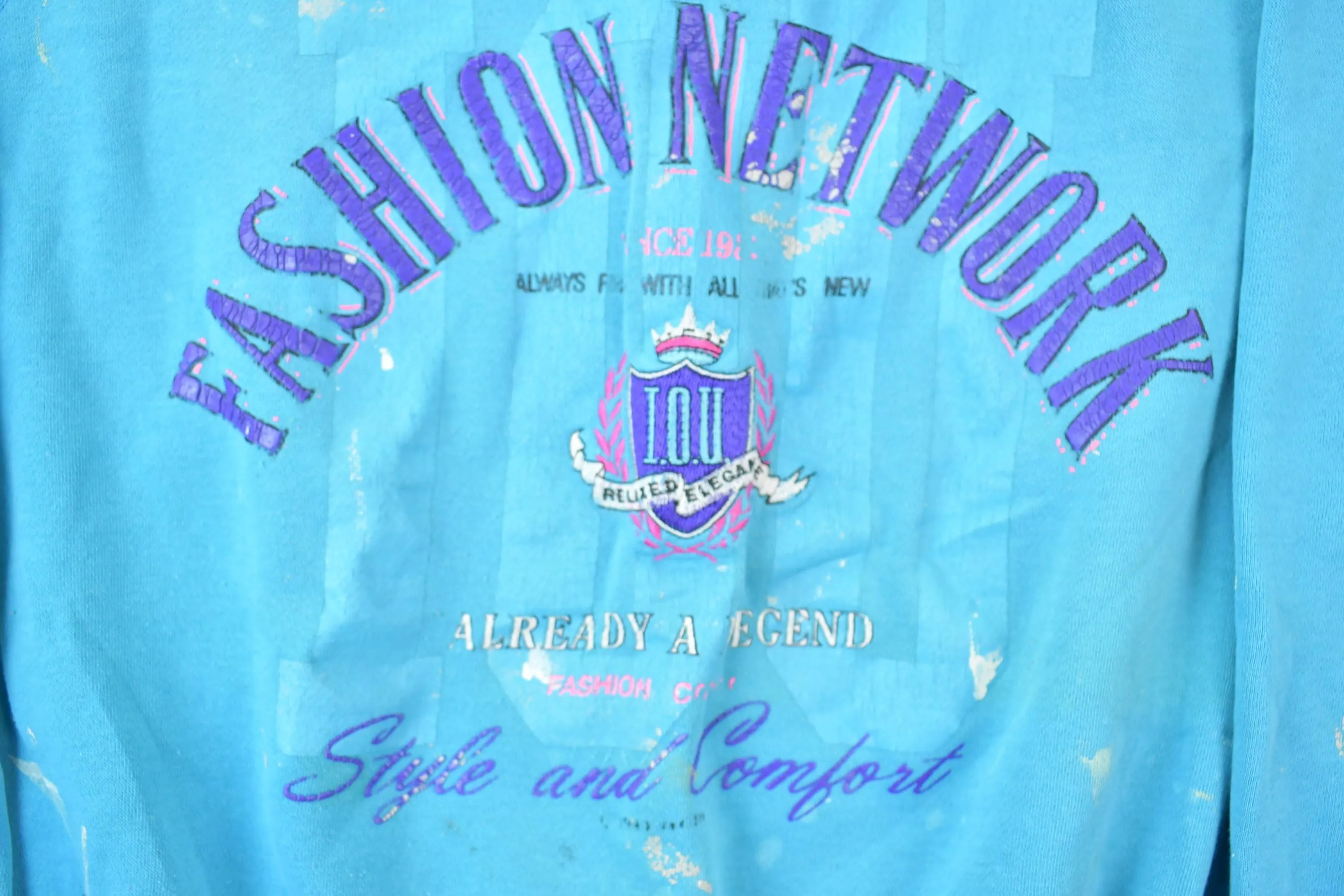 Vintage 1990s Fashion Network Crewneck Sweatshirt