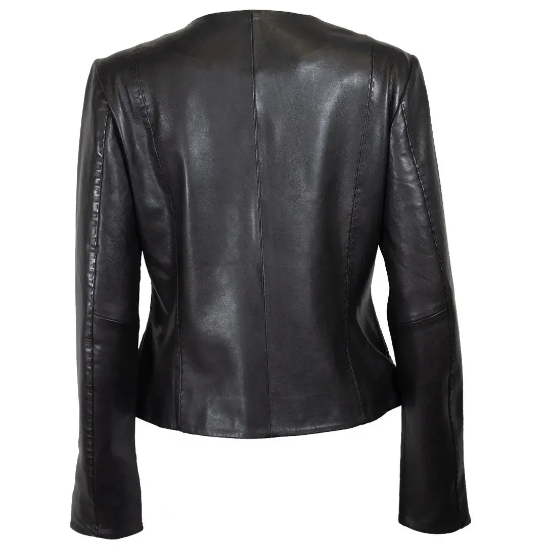 Women's Solene Lambskin Leather Jacket