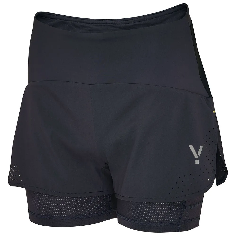 Womens Tern 2-In-1 Trail Shorts (Graphite)