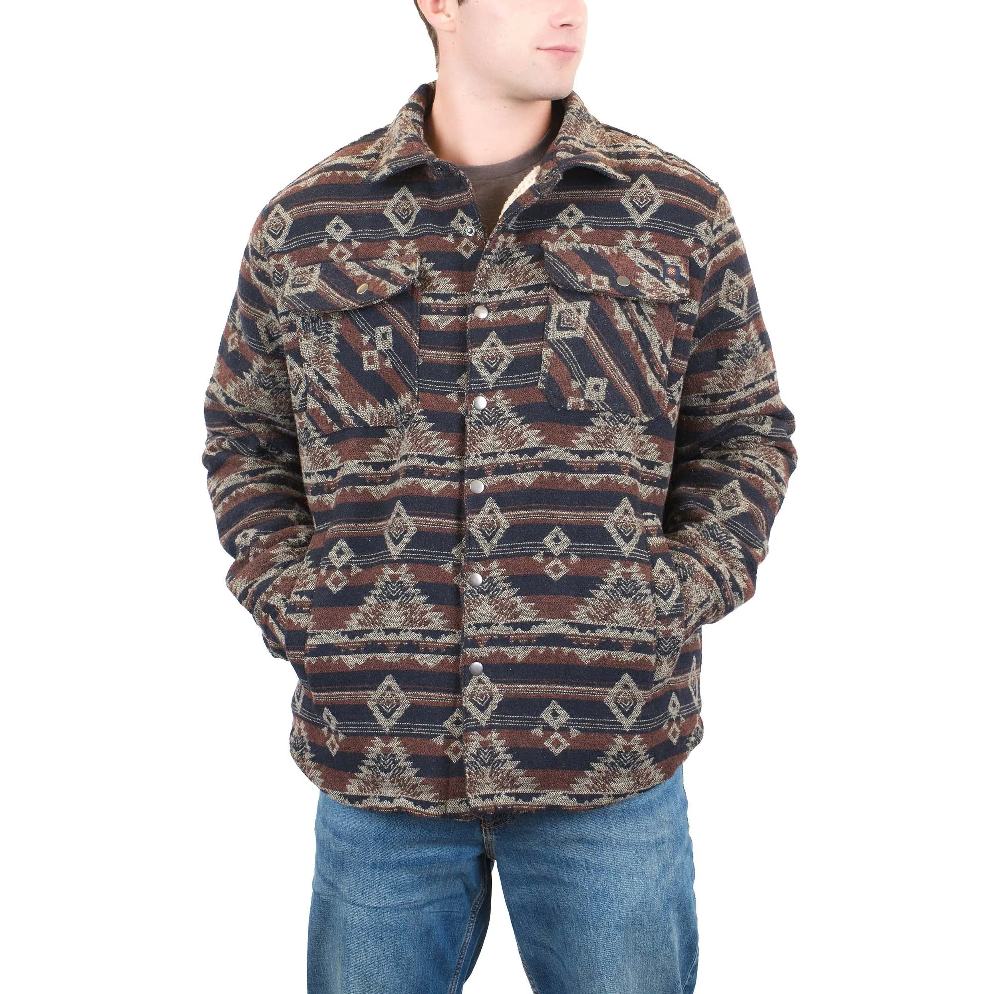 Woodlands Sherpa Lined Shirt Jacket