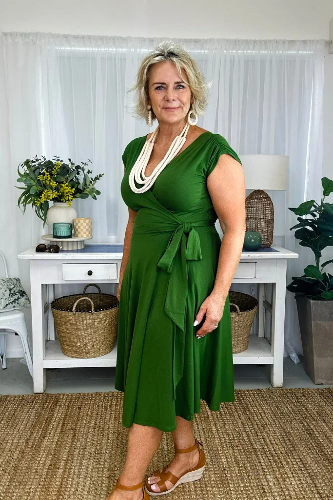 Wrap Dress - Garden