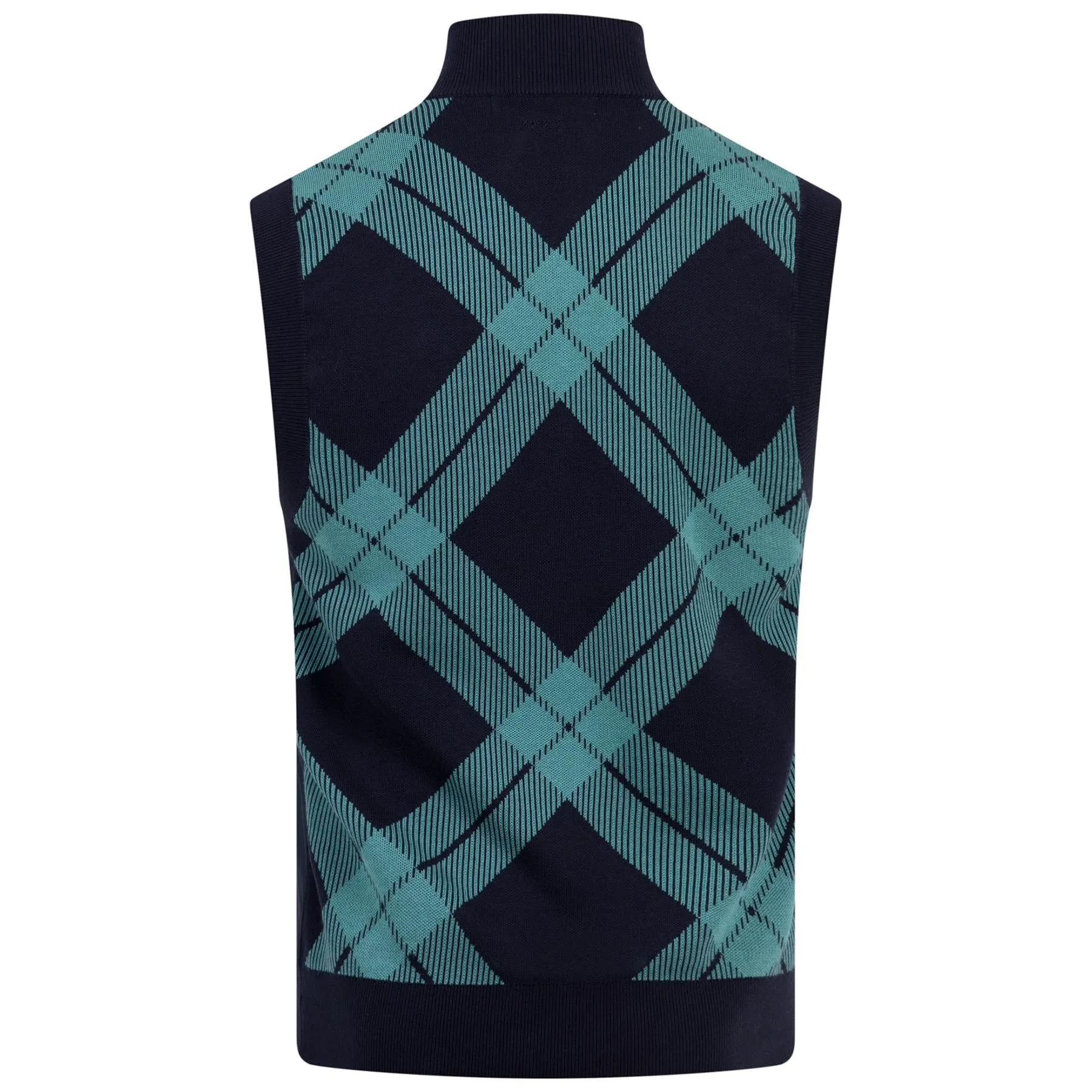 x Glenmuir Hybrid Gilet Tartan Teal - PS25