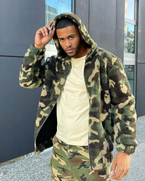 XXIII Camo Sherpa Jacket Camo