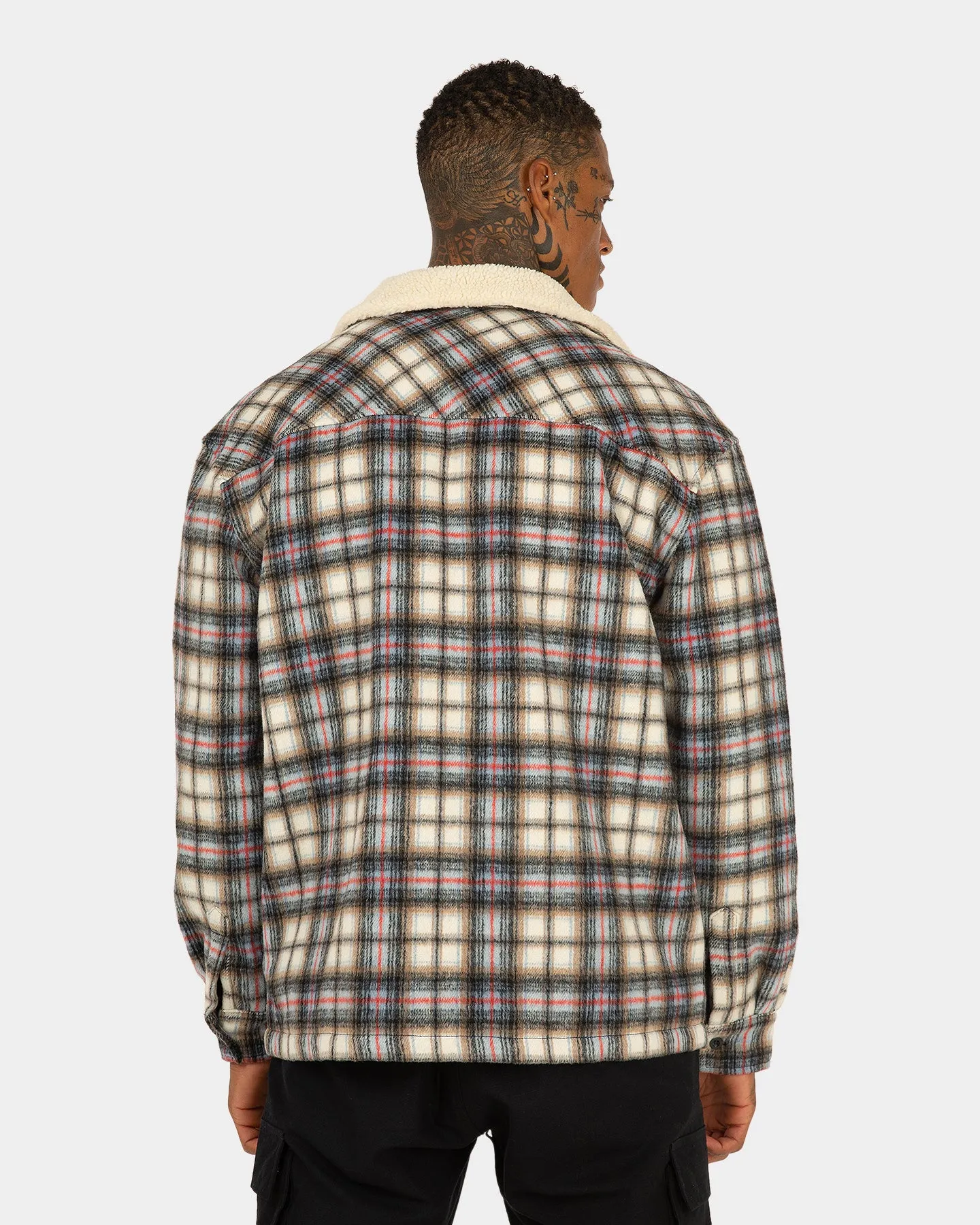 XXIII Tex Sherpa Flannel Jacket Multi-Coloured