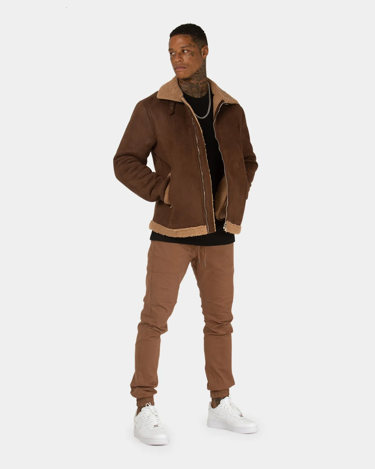 XXIII Will Aviator Jacket Tan